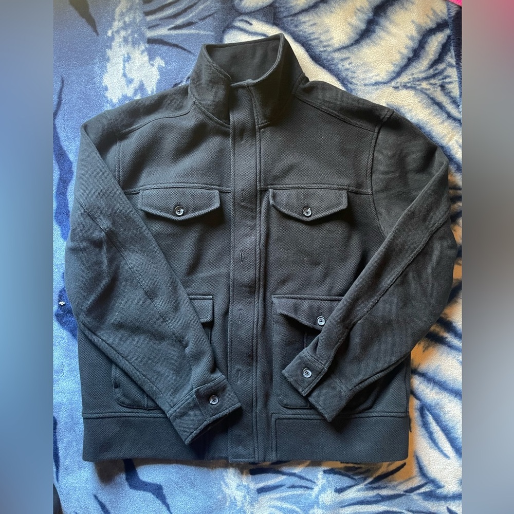 Banana Republic Men's Black Military Jacket